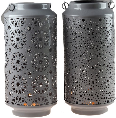 Large grey 26cm tall tea - large, light