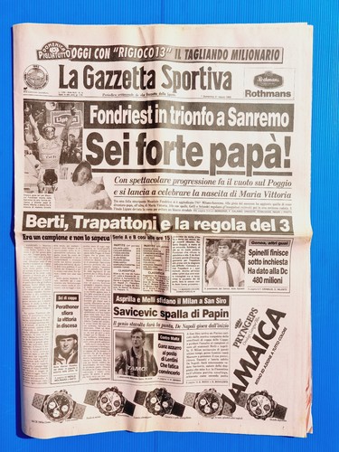 Gazzetta dello sport march - dello,