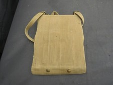 WW2 1944 DATED BRITISH ARMY CANVAS MAP CASE WITH CARRYING STRAP