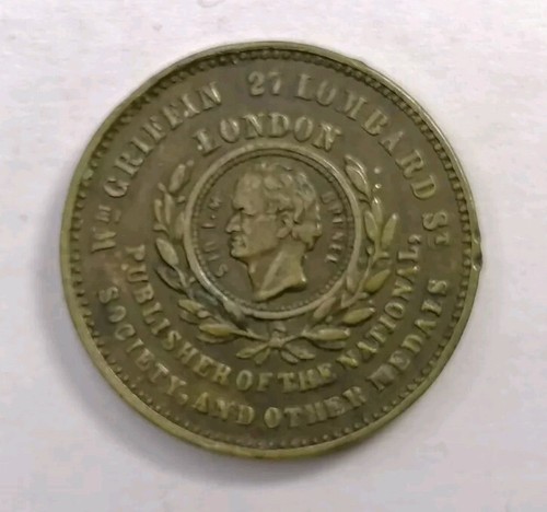 1842 thames tunnel medal - thames,