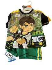 Vintage Ben 10 Pj Set Ladybird Age 3-4 Years 100% Cotton New with labels