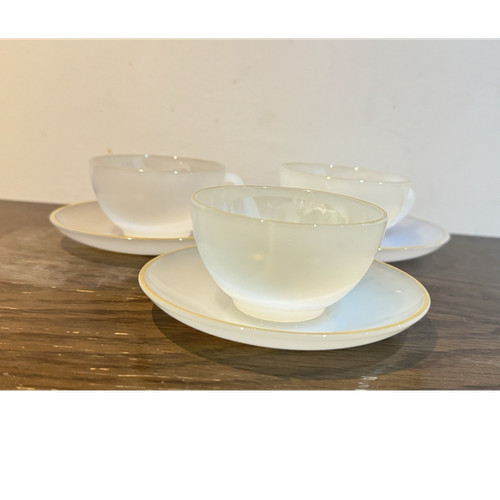 Arcopal white glass cup - white, &