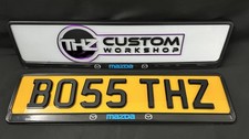 Front & Rear Mazda Plate