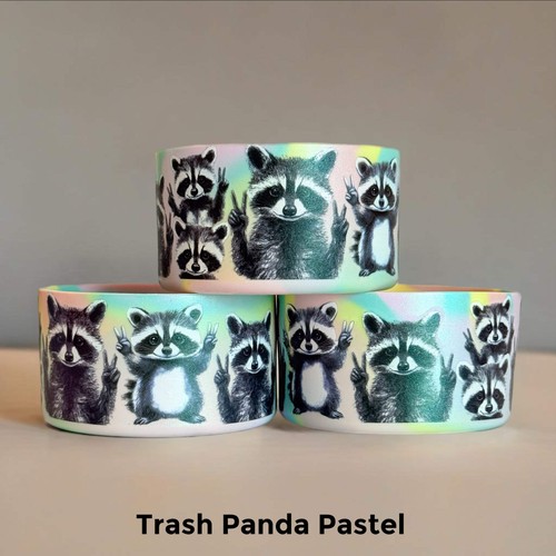 Trash panda raccoon - trash,