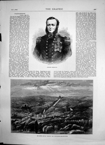 Original old antique print - old,