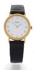 Ladies Vintage PIAGET 8711 Quartz - Solid 18ct Yellow Gold Case & Buckle - 24mm