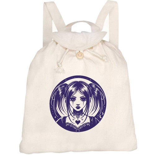 Cute goth girl canvas - 'cute,