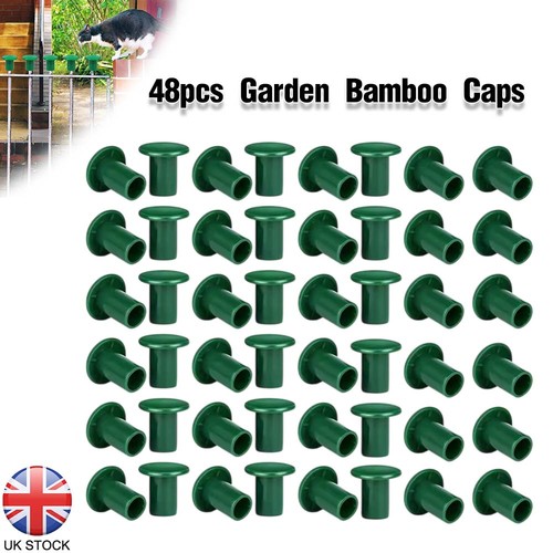 Rubber garden cane caps - rubber,