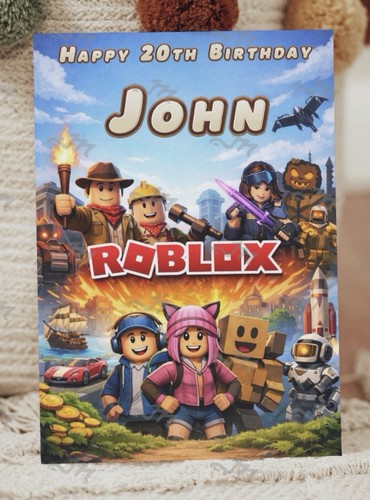Roblox personalised birthday - roblox,