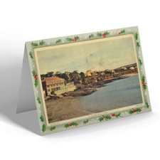 CHRISTMAS CARD Vintage Cornwall - The Idle Rocks Hotel, St. Mawes (ac)