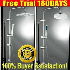 SHOWER KIT TWIN HEAD CHROME