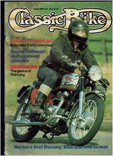 CLASSIC BIKE JUNE 1984: MATCHLESS CSR PROJECT, NORTON DOMINATOR, BSA BANTAM TEST