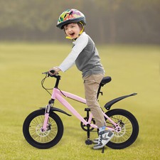 18 Inch Kids Girls Boys Bike 18" Wheel Mountain Bike 1 Speed Kids Bike Pink UK