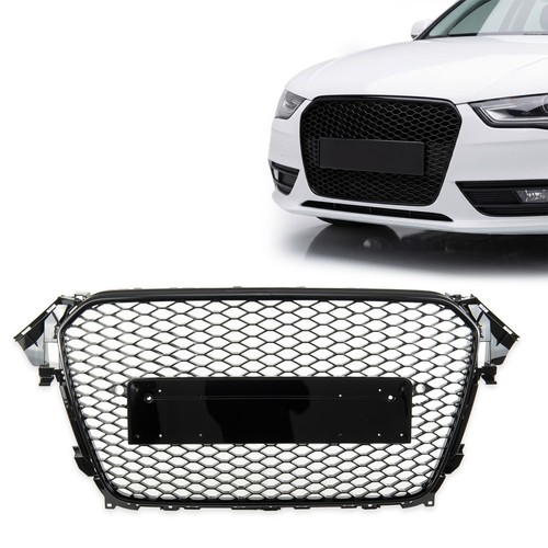 Front grille gloss black - front,