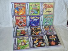 Gameboy Advance Bulk Lot of 12 Pokémon Ruby Custom Plastic Cases Premium Quality