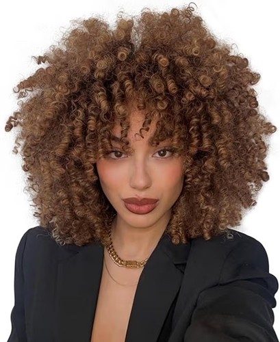 16inch long curly afro wigs - curly,
