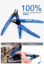 2x Flush Side Cutter Precision Shear Wire Snips Pliers Diagonal Mini Cutters
