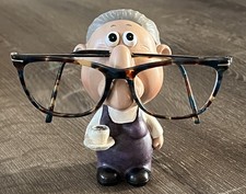 Novelty Eyeglass Spectacle Holder Display Ornament Figurine Reading Glass Holder