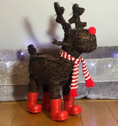 Reindeer plant holder - reindeer, holder.