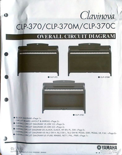 Yamaha clp 370 370m 370c - yamaha, -370m