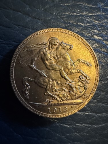 1918 king george gold - 1918,