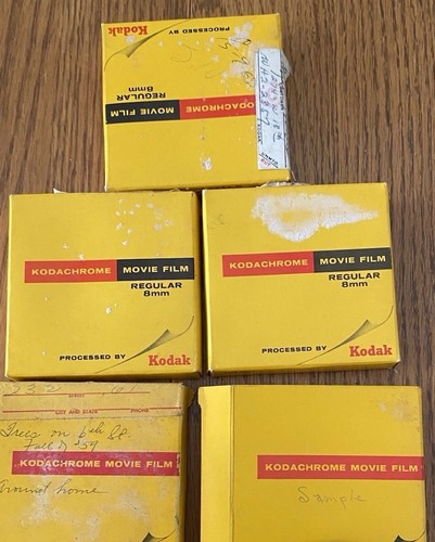 Lot kodachrome super 8mm - of,