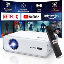 Aurzen Eazze D1 4K Supported Smart Projector with Auto Focus & Auto Keystone