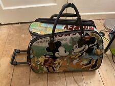 Vintage mickey & Minnie mouse Tapestry pullalong weekend bag