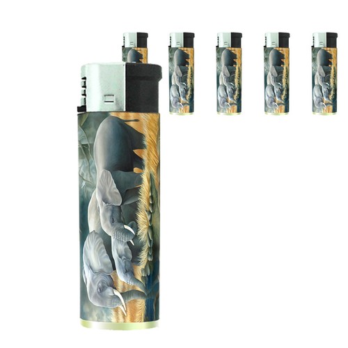 Elephant art d37 - lighters, set