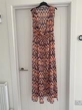 F&F Tesco Longline Beach Cover Up Kaftan Size S Small