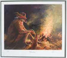 Mick Cawston. Limited Edition Signed Print.  Rare. "Relaxation".
