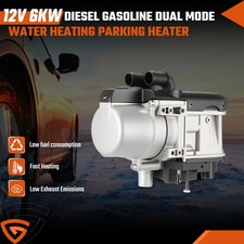 6KW 12V Water Diesel Heater Water Pump LCD Remote Control Camper Motorhome Boat