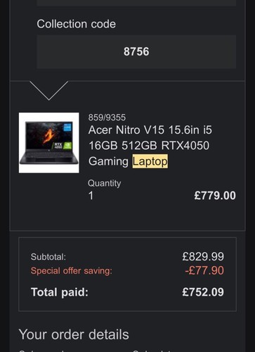 Acer nitro gaming - nitro, 15.6"