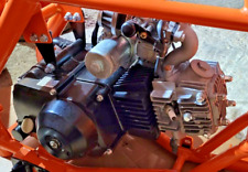 4 STROKE 125CC QUAD BIKE ENGINE  WITH ORANGE FRAME CHASSIS