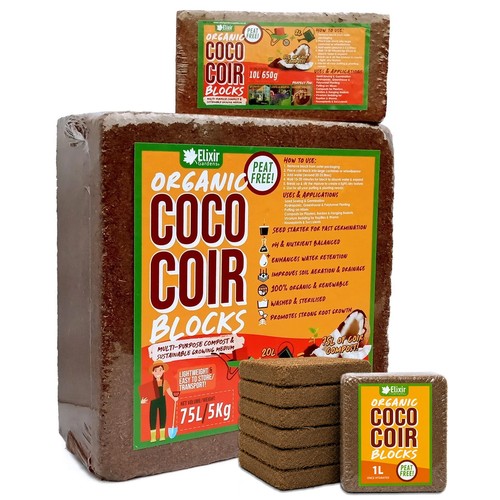 10l 75l organic coir - 75l,