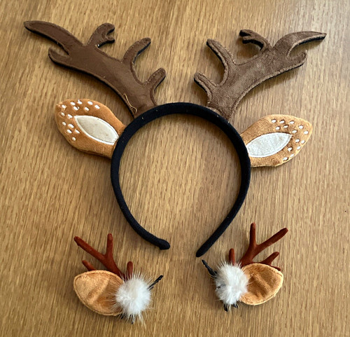 Reindeer antler headband ear - reindeer,