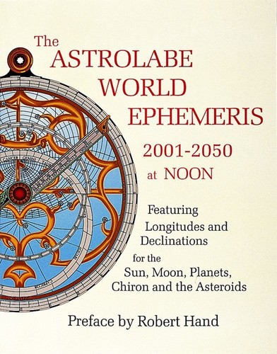 The astrolabe world ephemeris - astrolabe,