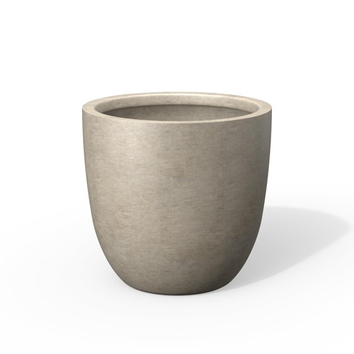 Kante round concrete planter - kante,