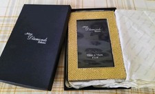 New With Defects Juliana Diamonds Collection Gold Sparkly Photo Frame 4x6in