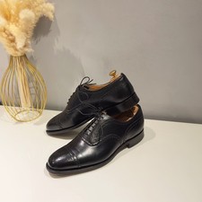 Church's Diplomat Custom Grade Black Calf Oxford Shoes UK 11 F + Shoe Trees VGC