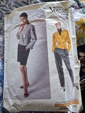 Perry Ellis Vogue Pattern 2113 Vintage  1980s Jacket Shorts trousers  Designer