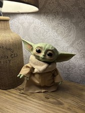 Talking Baby Yoda Grogu Mandalorian Toy - The Child Figure - 8 inch 2020 Hasbro