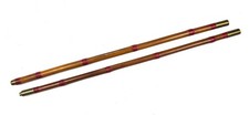 Traditional Built 6' Two Whole & Piece Split Cane Landing Net Pole By Dave Au...