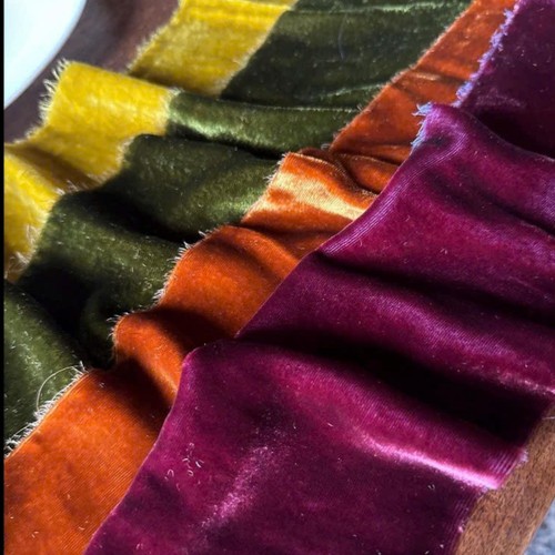 Mulberry silk velvet - mulberry,