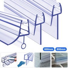Bath Shower Screen Door Rubber Seal Strip Glass For Thickness 4 - 6mm Gap 4-20mm