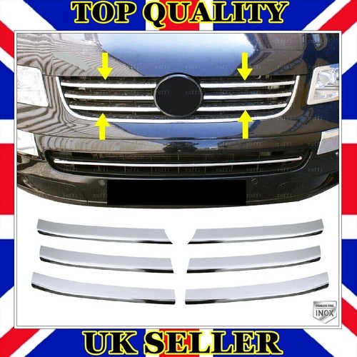 Chrome front grill pcs - front,