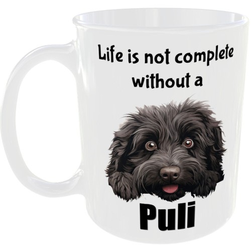 Puli mug dog - breed, gift