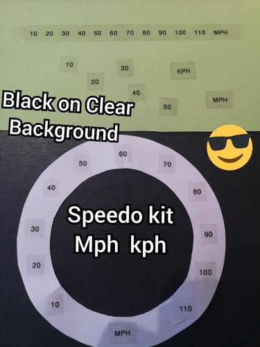 Speedometer speedo kit overlay - speedometer,