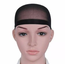 2x Wig Cap Nude Breathable Unisex Stocking Stretch Hair Liner Net Medical Grade