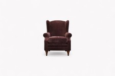 Skye Armchair, Soft Chenille Aubergine